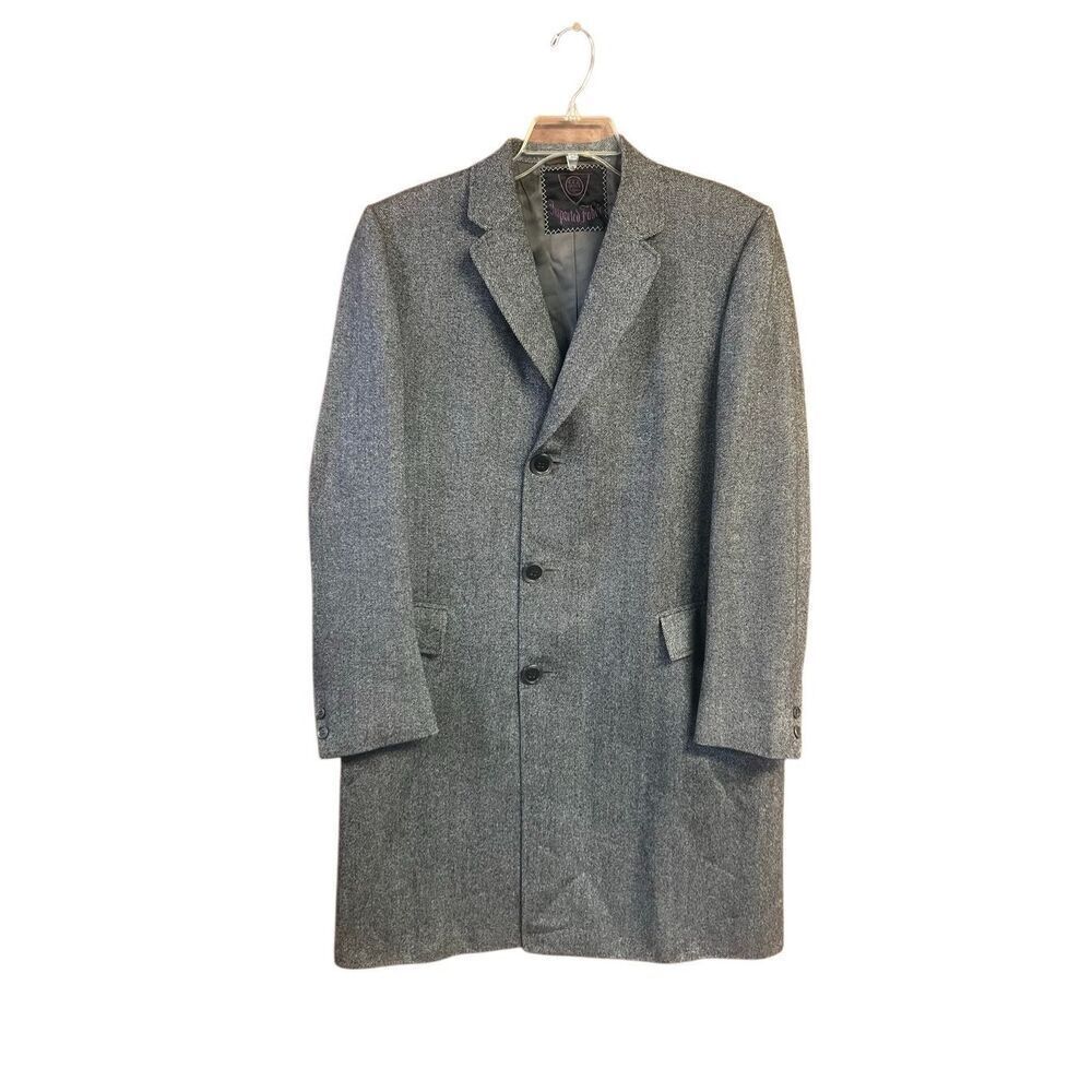 Vintage GGG Clothes by Field Brothers Men’s Overcoat Sz L/XL cashmere wool blend